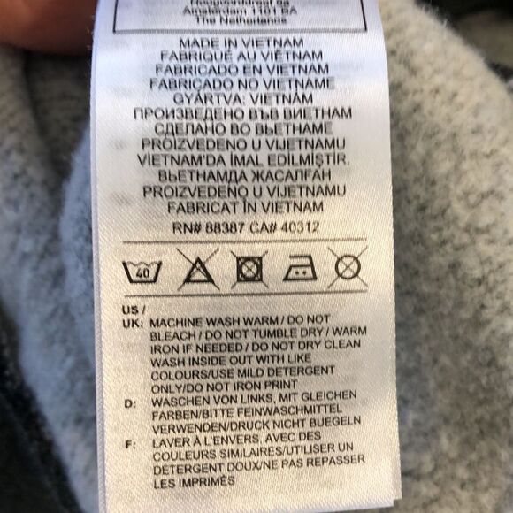 Adidas Sweatshirt 3 Stripe Arms Sz. L - Picture 3 of 3